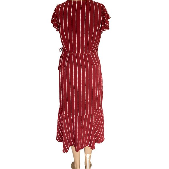 Abercrombie It's A Real Wrap Dress Hi-Low in Size S - Picture 4 of 9